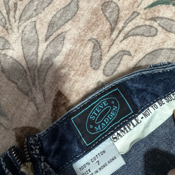 *3/$60* rare* 90’s/ Y2K style Steve Madden Denim Mini Skort - Picture 5 of 7